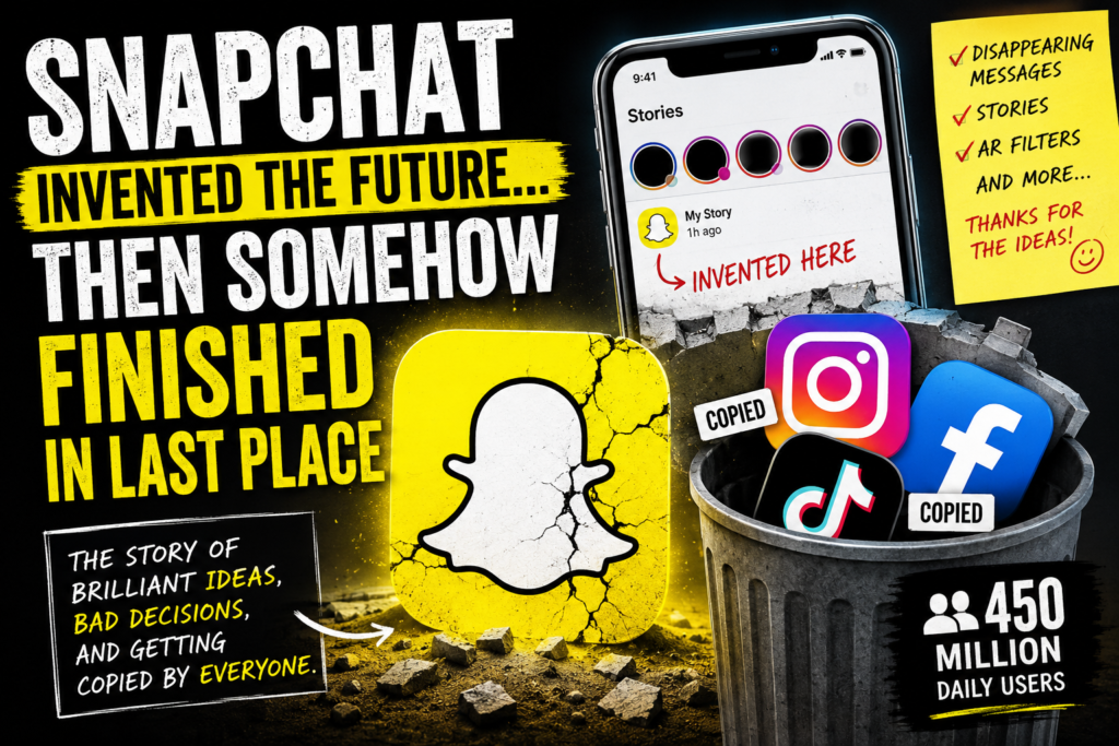 How Snapchat Invented the Future…Then Somehow Finished in Last Place